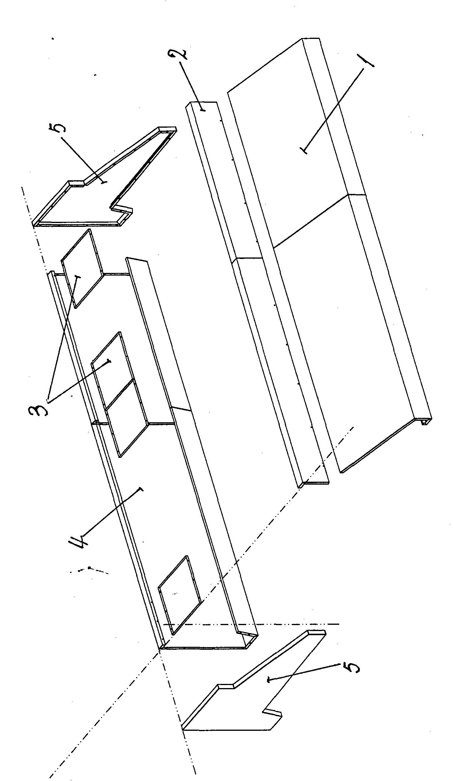 Combined kitchen fume exhaust cover