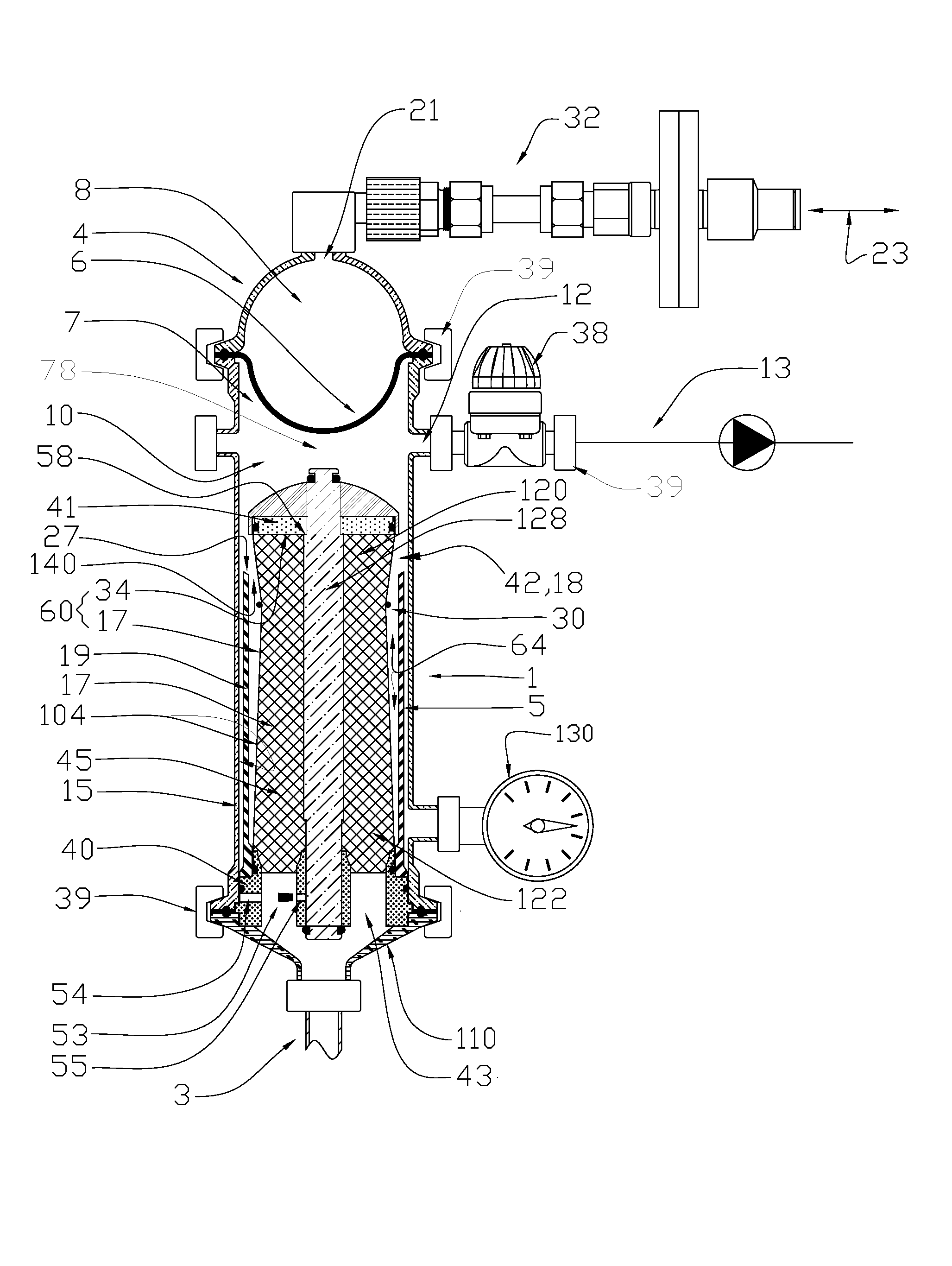 Screen Filter Module for Alternating Flow Filtration