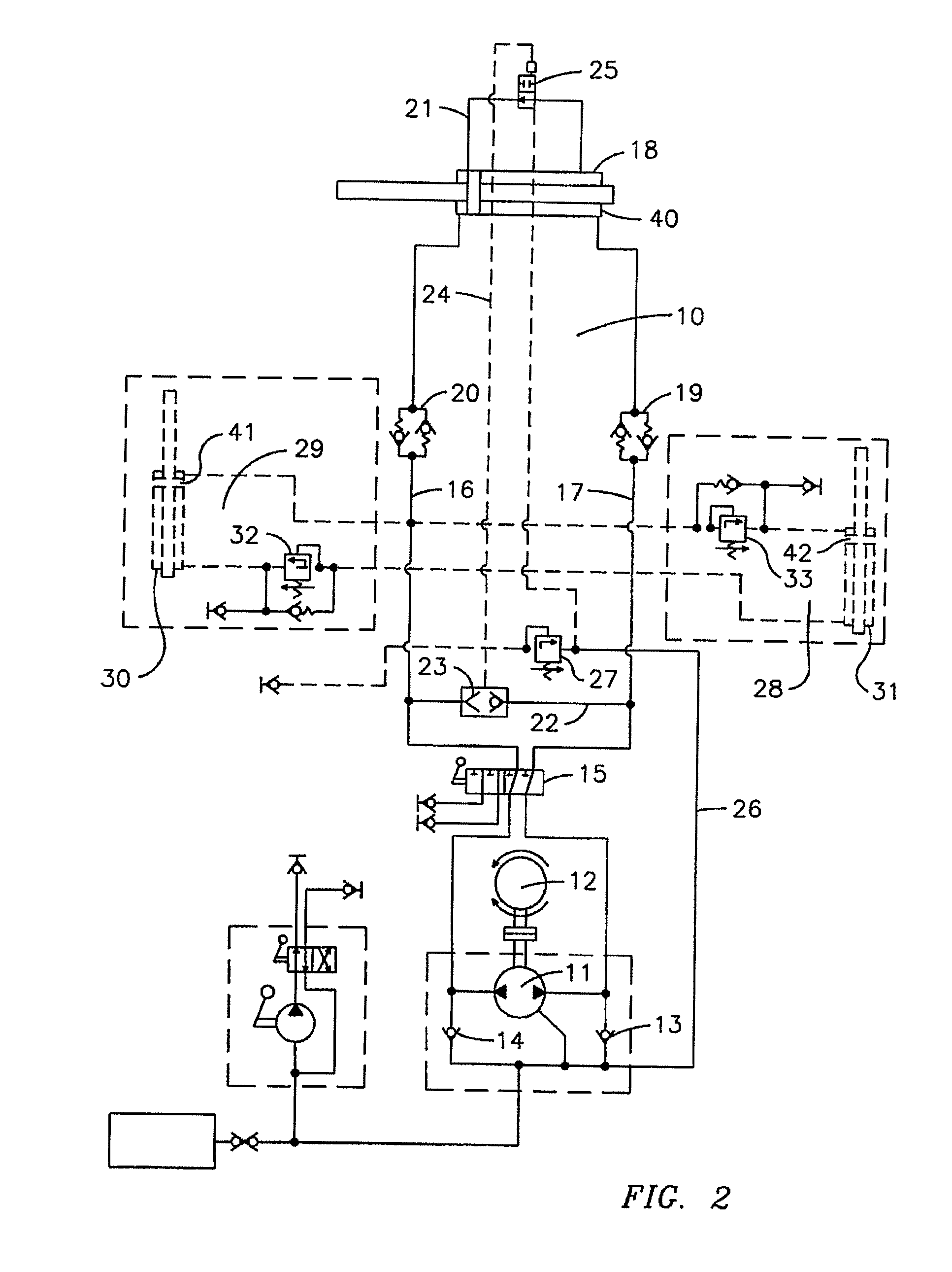 Hydraulic motor for railway switches