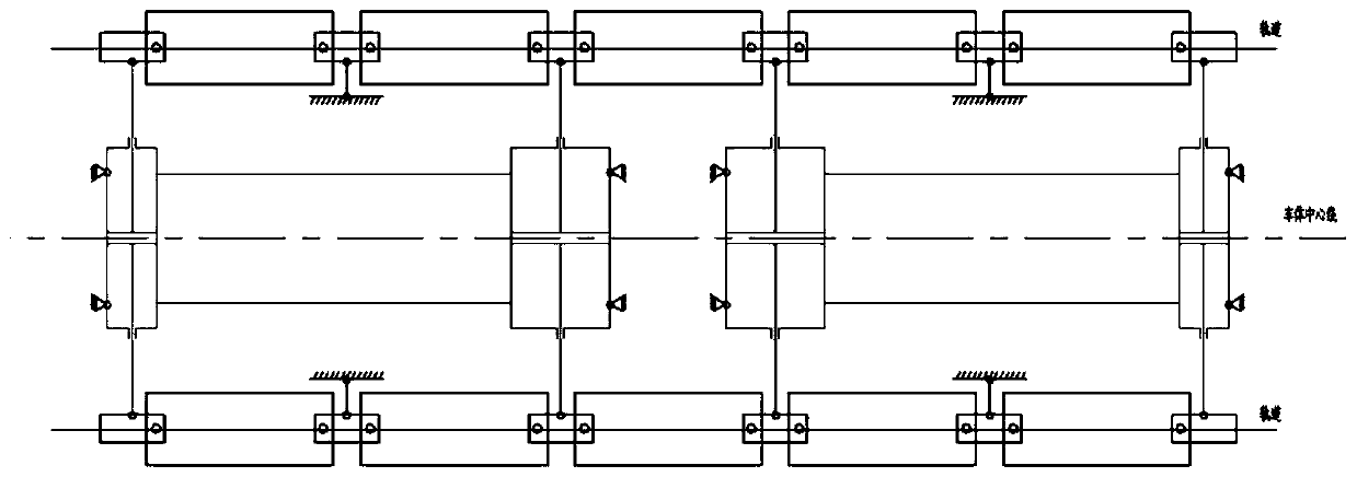 A maglev train and its hydraulic guiding device and guiding method