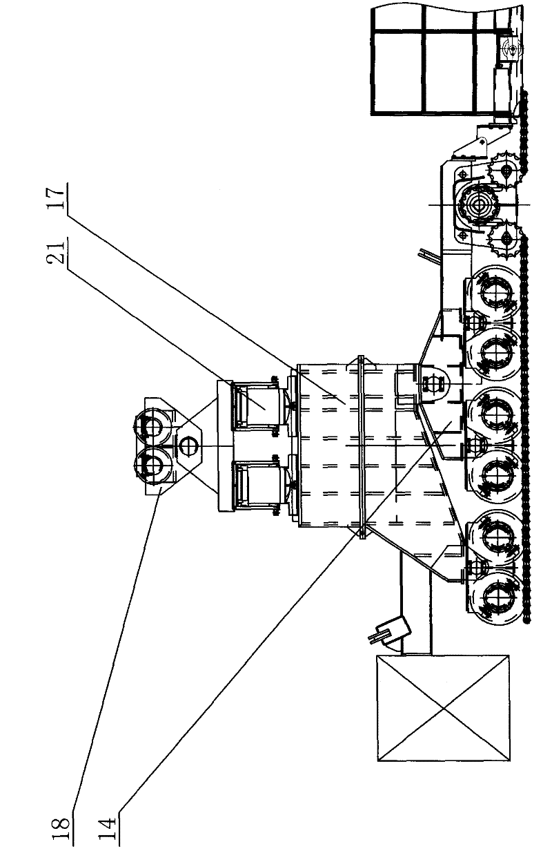 Integrative bridge erection machine of shift type transporting and erecting girder and bridge erecting method