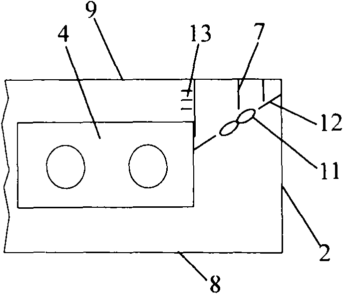 Heat exchange structure of power battery box