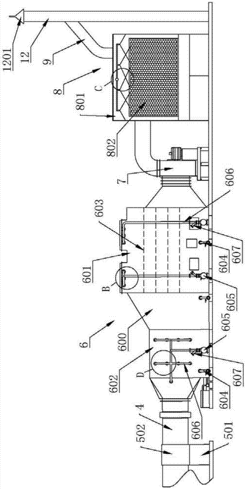 Ecological environmental protection system for redrying industry