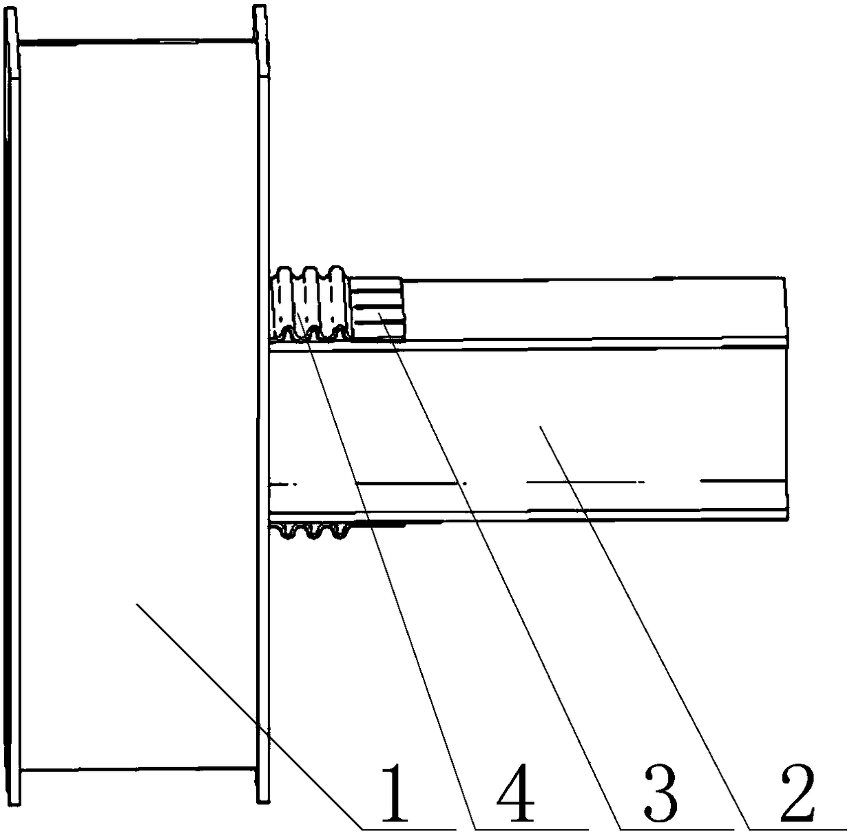 Steel structure anti-collapse joint