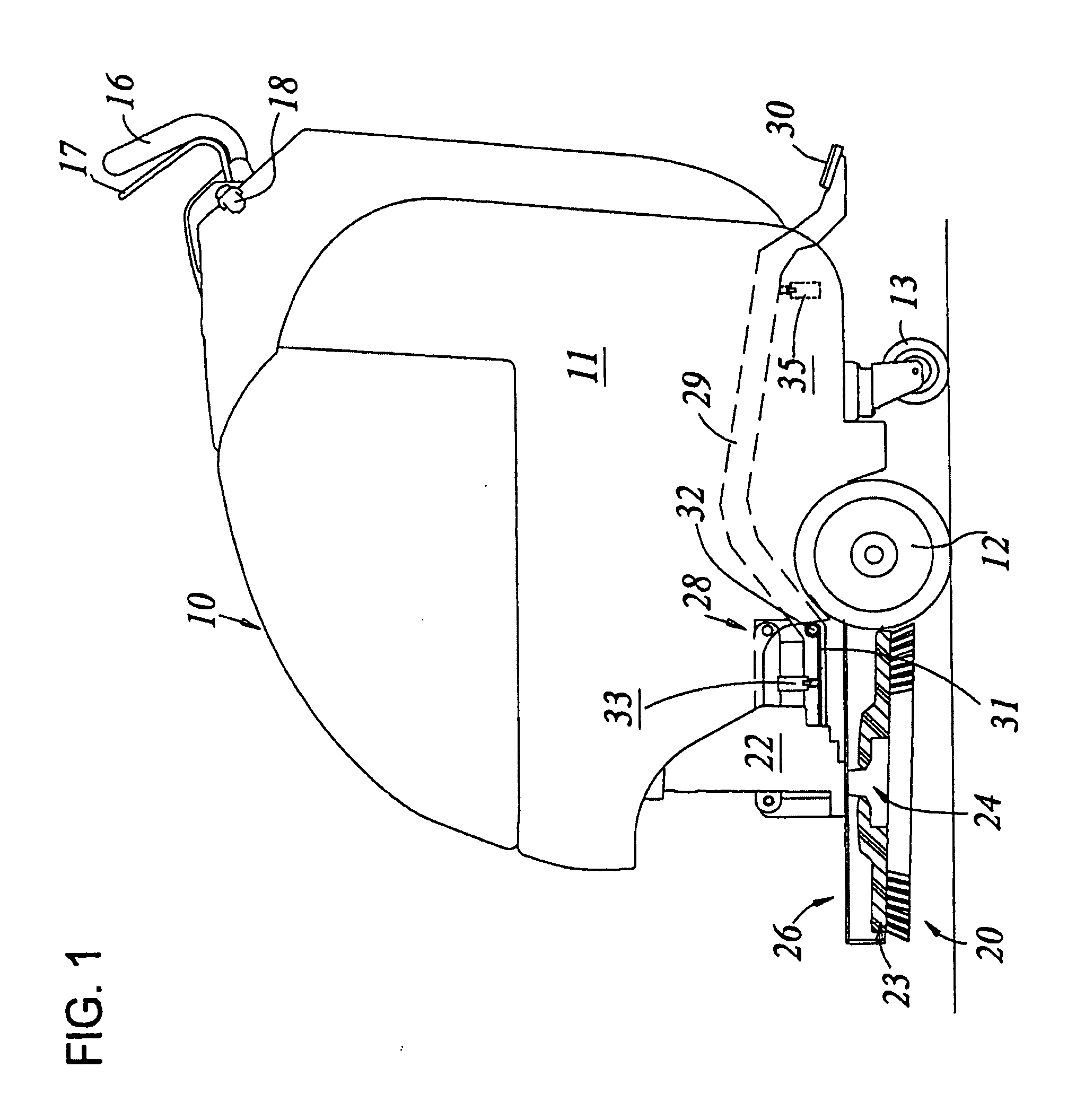 Ozone injection for continuous flow cleaning systems