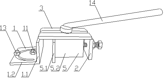 Pipe bevel angle cutting device