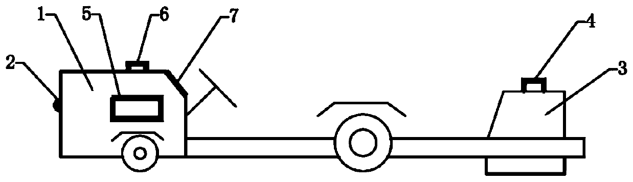 Beidou navigation-based gesture monitoring device and method of agricultural machine