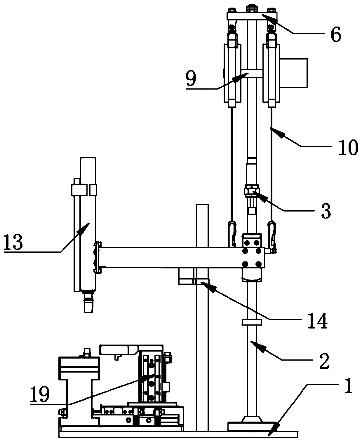 An electric actuator pressing operation table