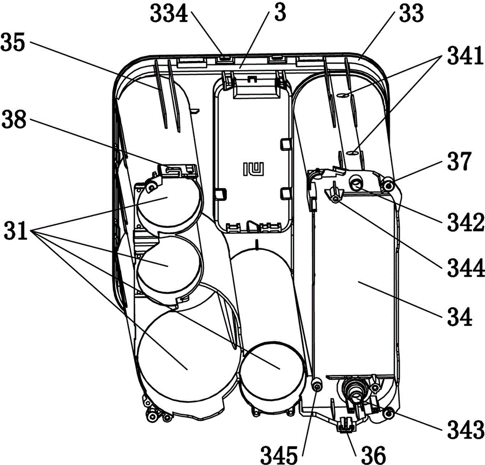 Water purifier with water tank