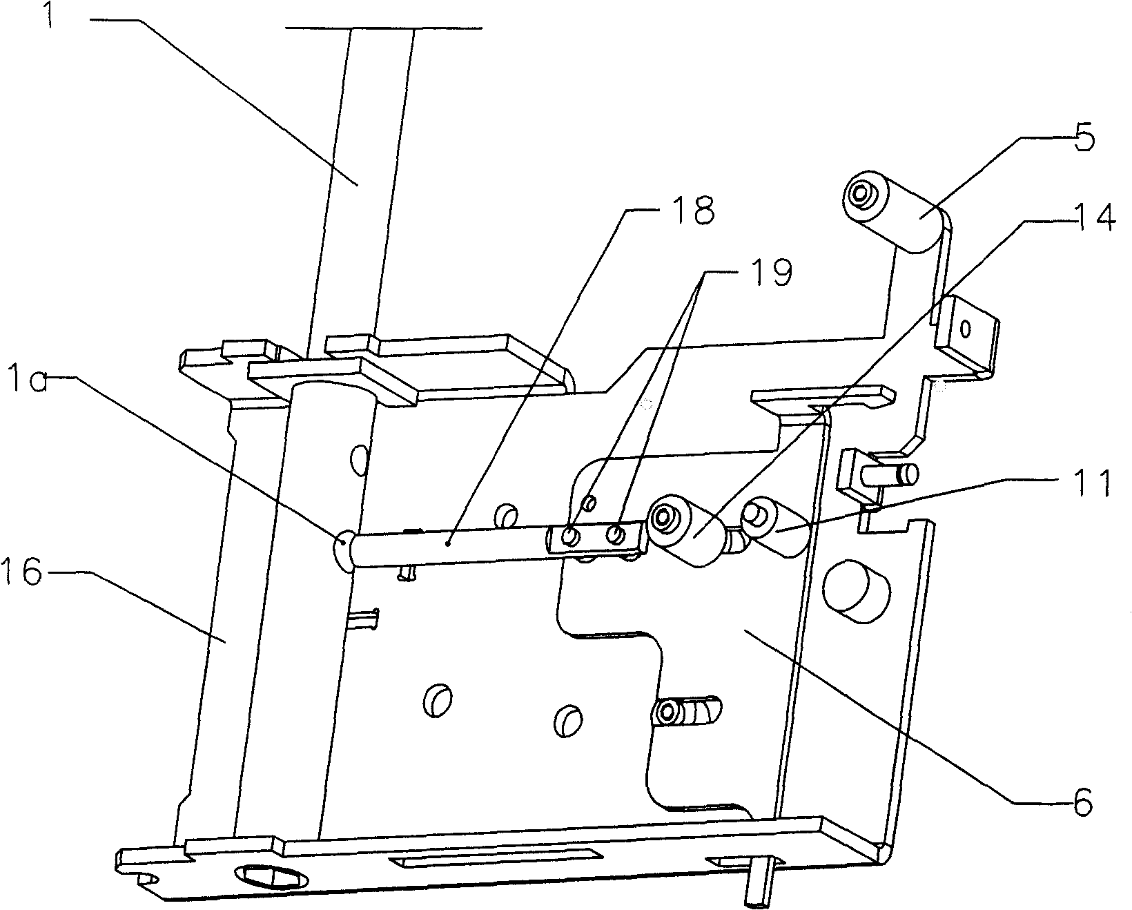 Position indicating and locking device