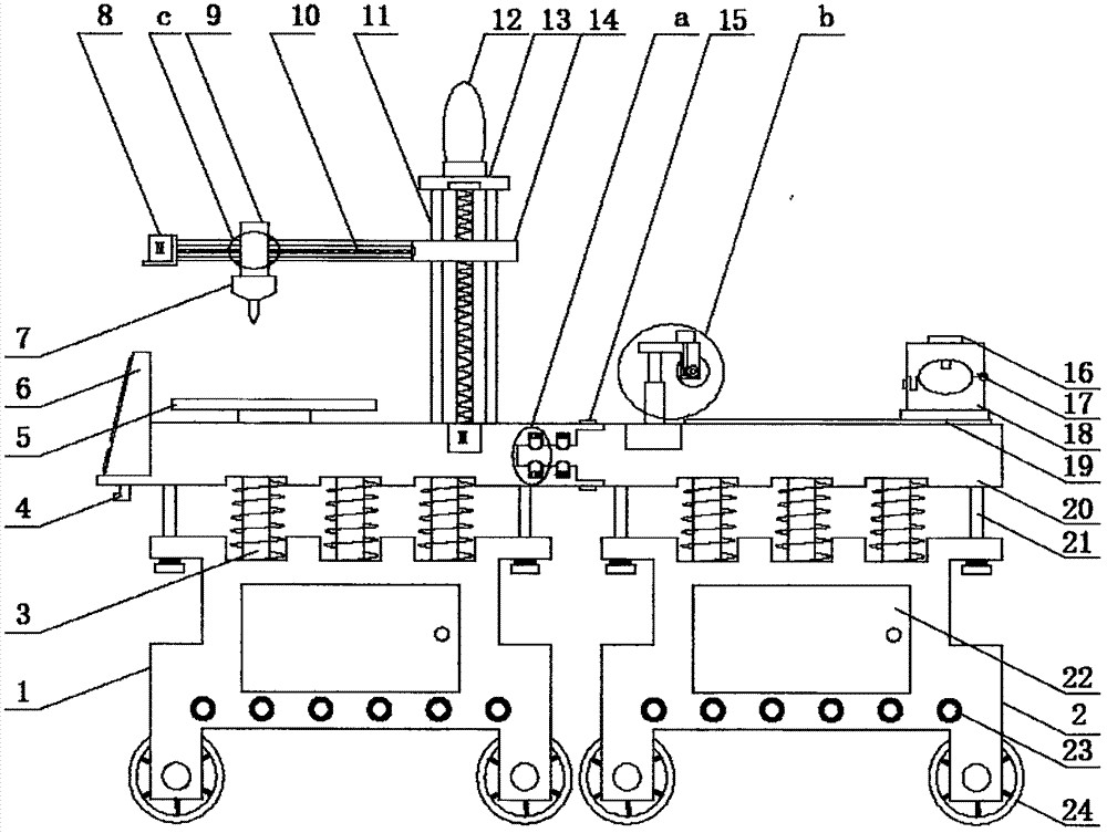 Special machine tool for small precise spare part machining