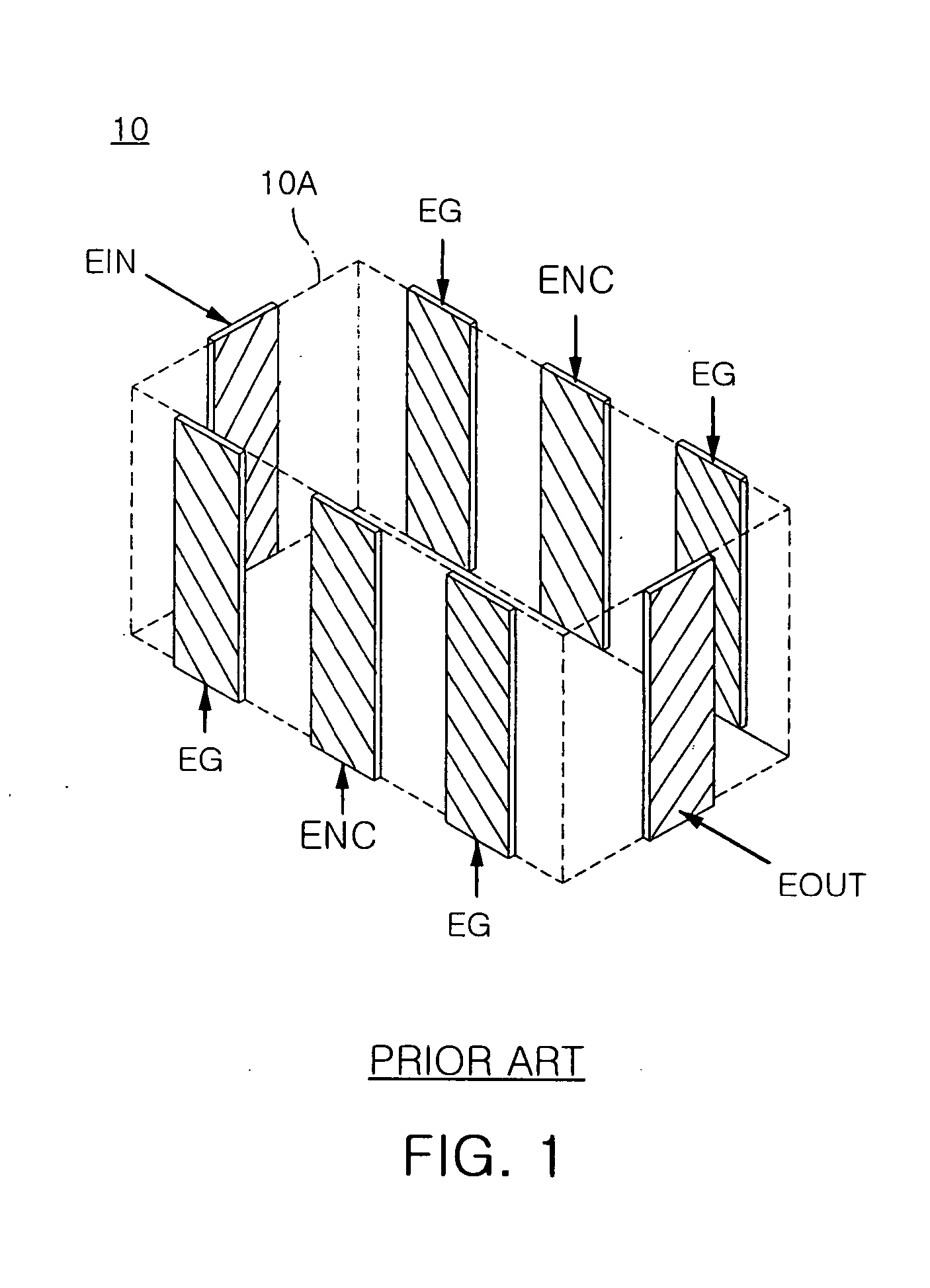 Laminated low pass filter