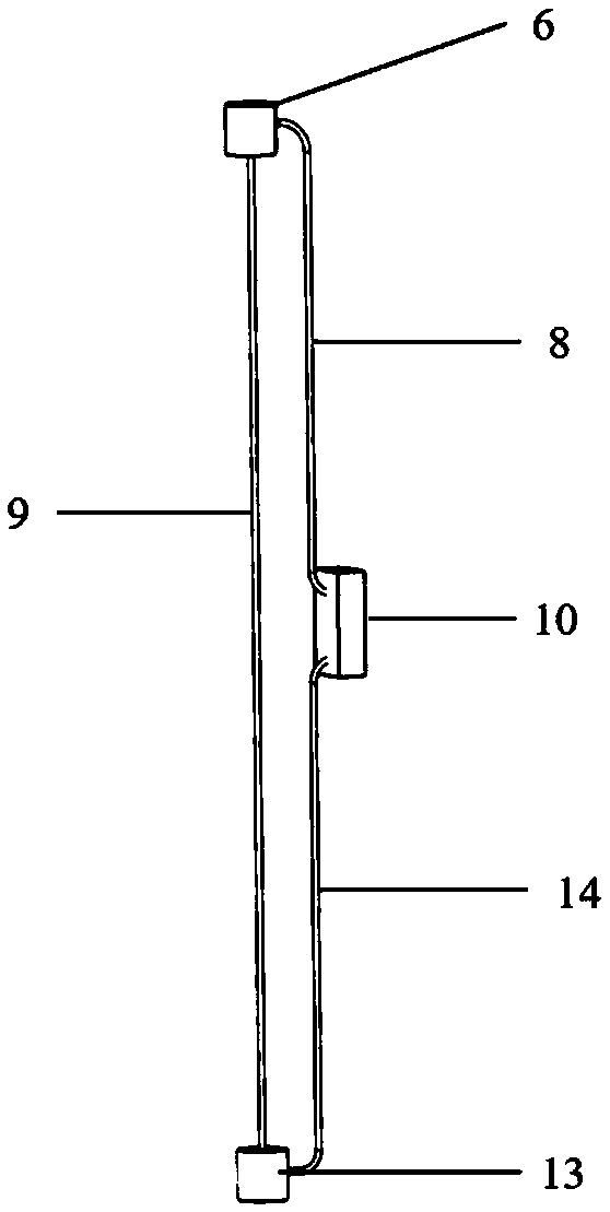 A dental crown removing device based on an SMA wire