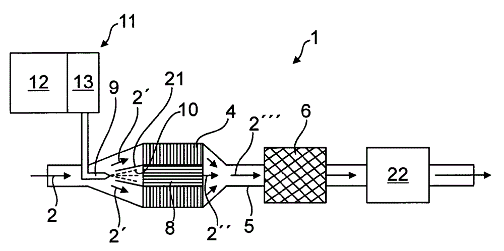 Method and device for regenerating a particle filter arranged in the exhaust tract of an internal combustion engine