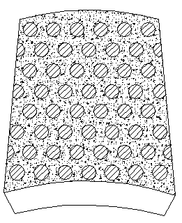 Ceramic grid enhanced metal matrix composite perform and preparation method thereof