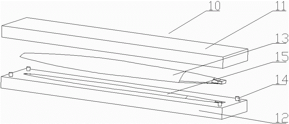 Preparation method of integrated composite propeller blade for stratospheric airship