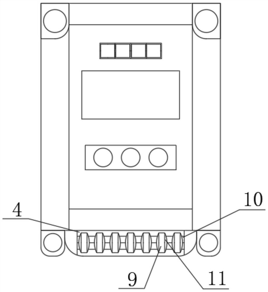 Electricity meter with heat dissipation function