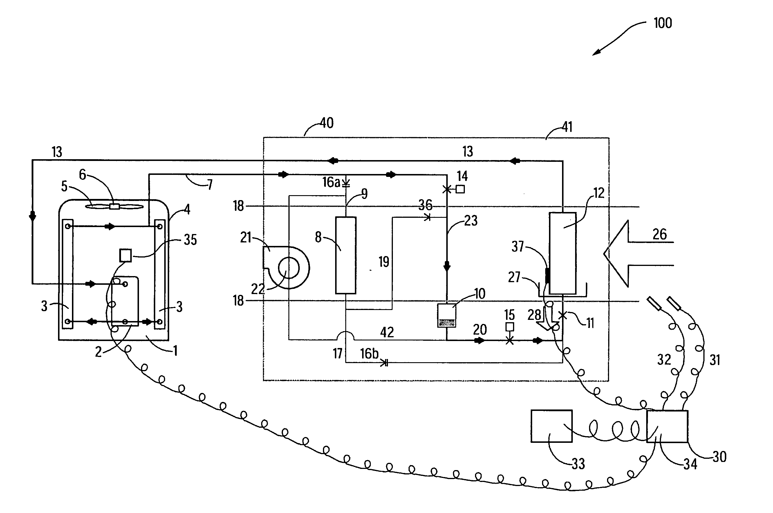 Integrated dehumidification system