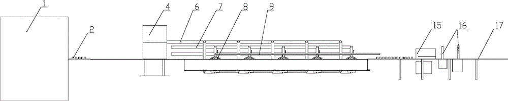 Nut beverage production line and production method