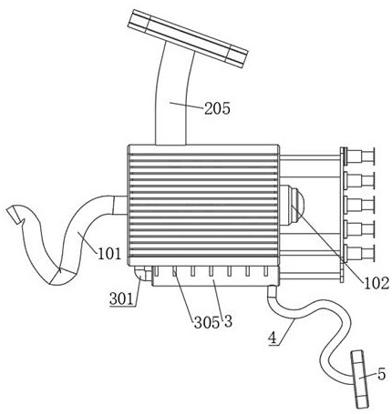 Optical camera shooting assembly of vehicle-mounted automobile data recorder