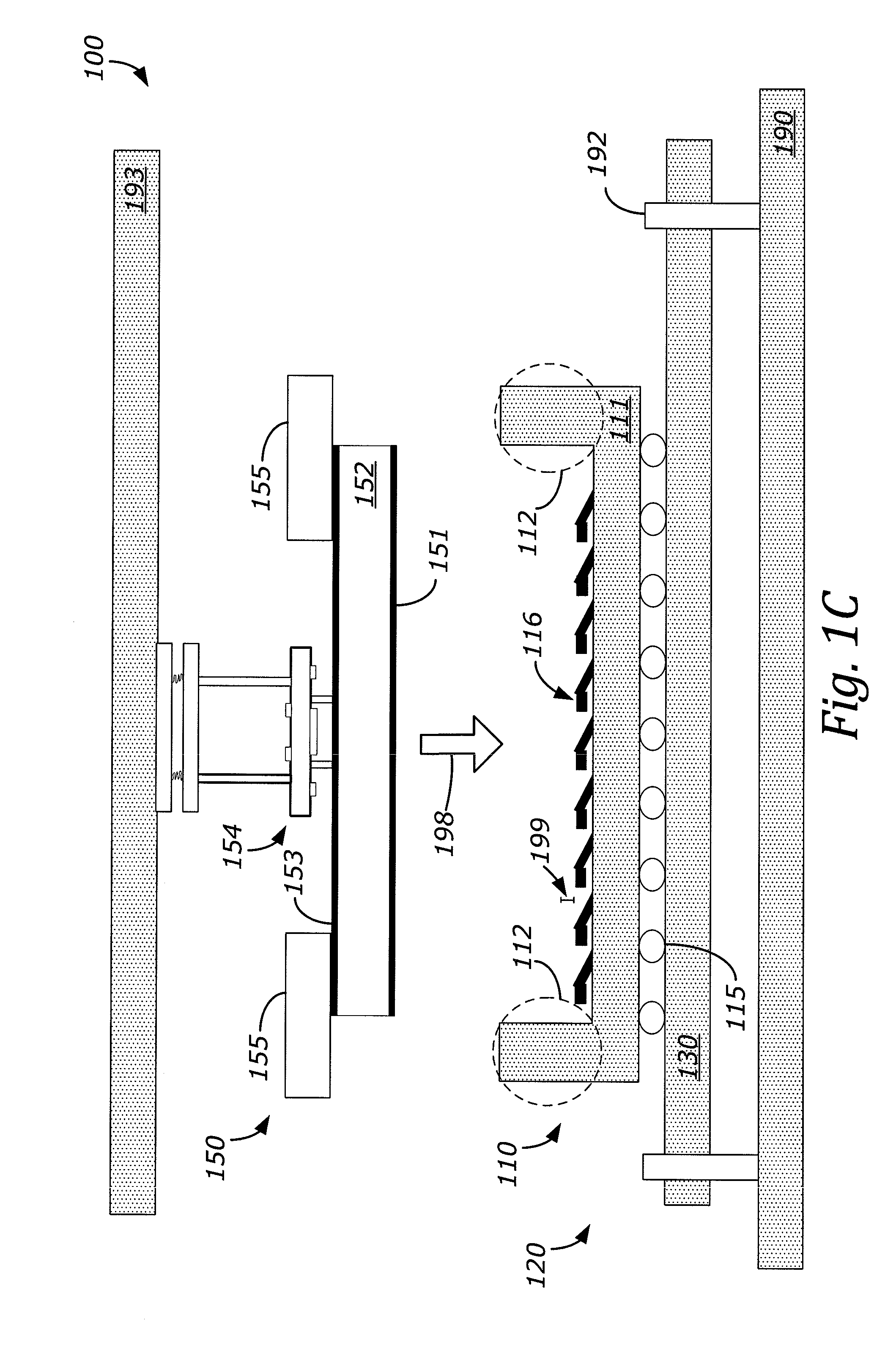 Low capacitance probe for testing circuit assembly