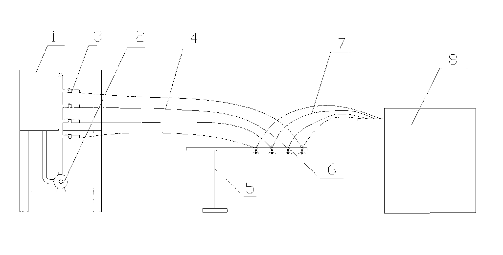 Copper strip surface treatment method and device