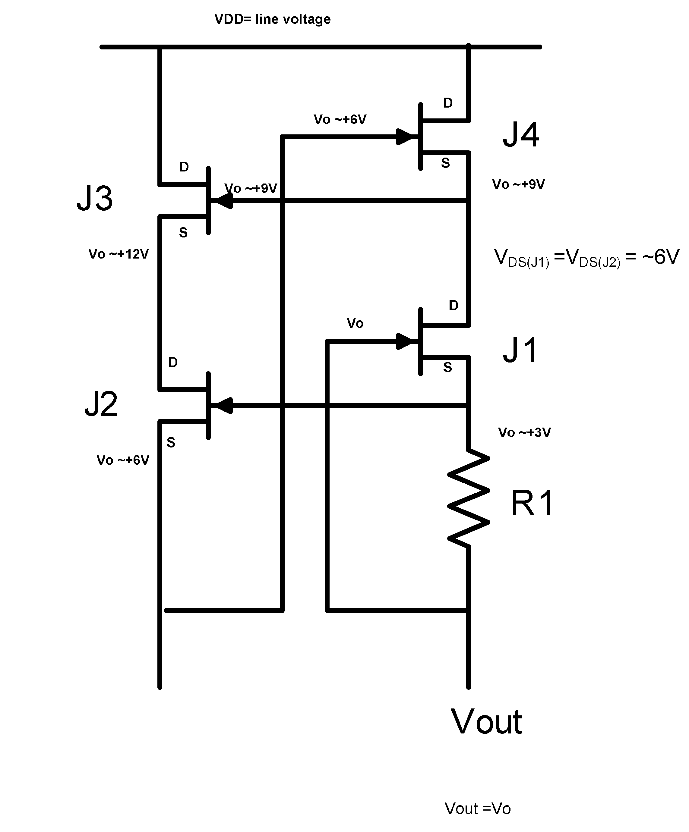 High Gain Load Circuit for a Differential Pair Using Depletion Mode Transistors