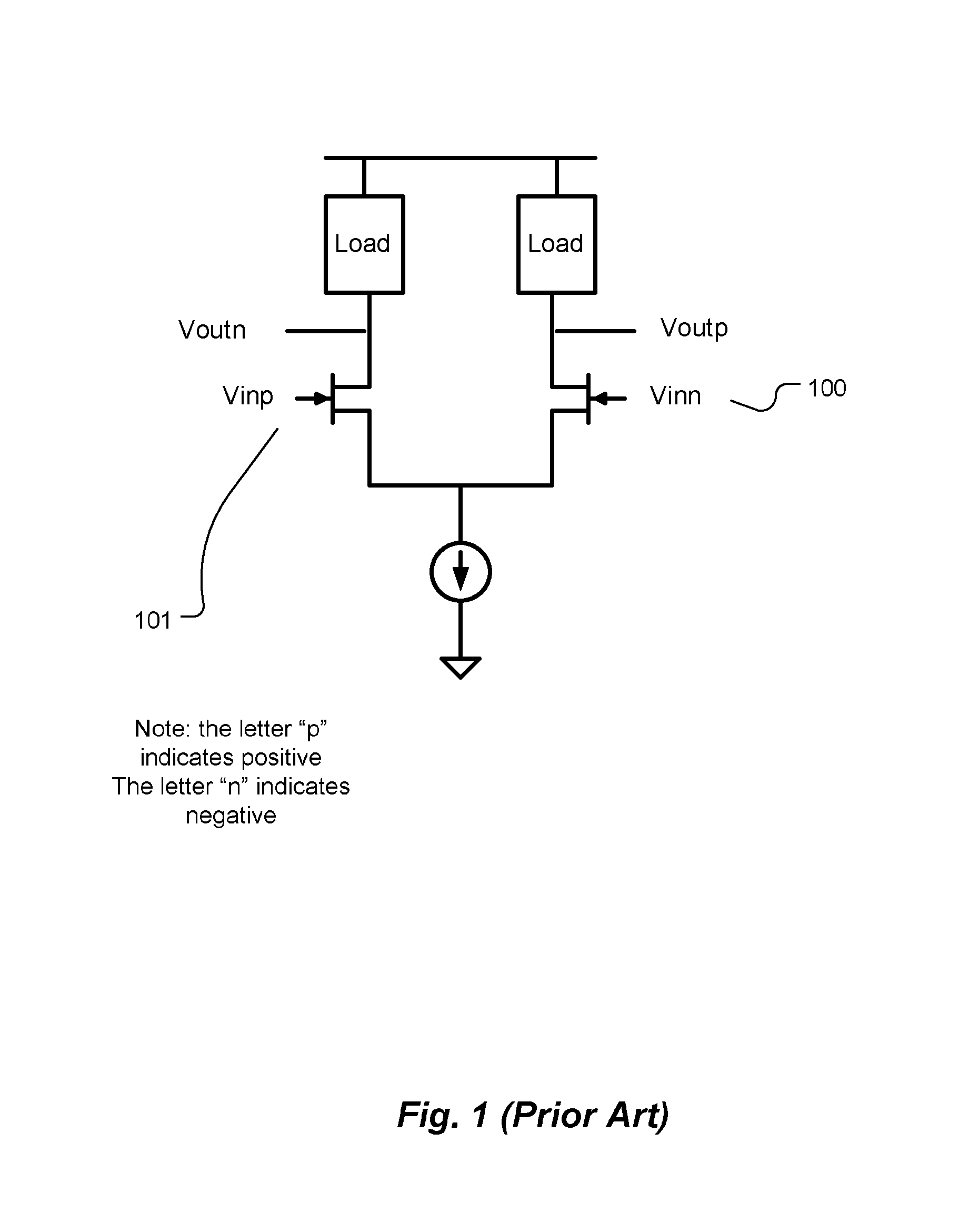 High Gain Load Circuit for a Differential Pair Using Depletion Mode Transistors