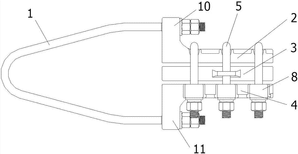 Cable tension clamp