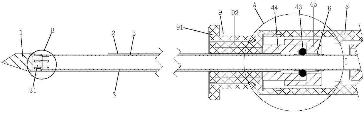 Biopsy rotary cutting device