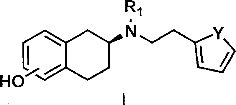 Method for preparing rotigotine and derivative thereof