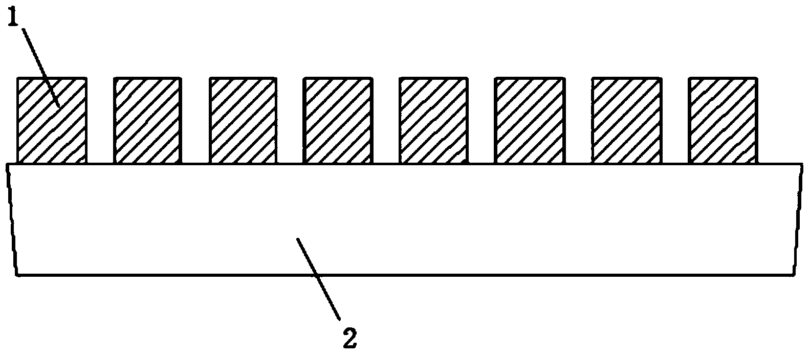 Composite patterned substrate and preparation method thereof