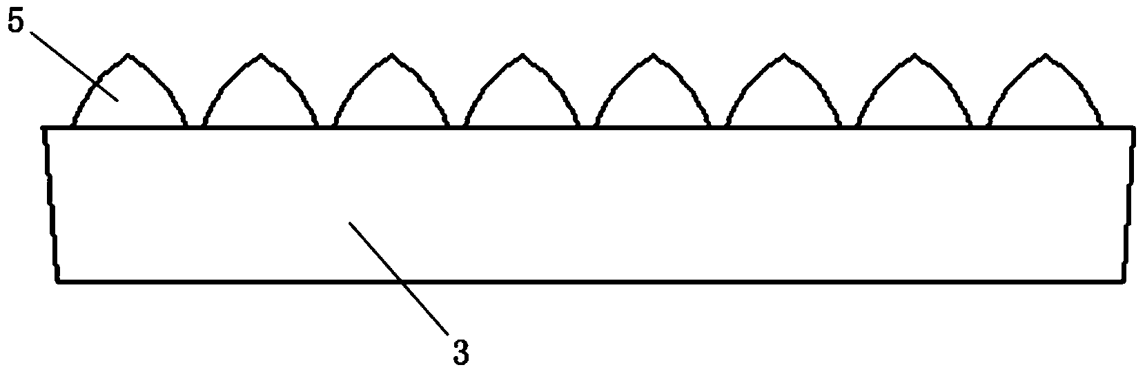 Composite patterned substrate and preparation method thereof