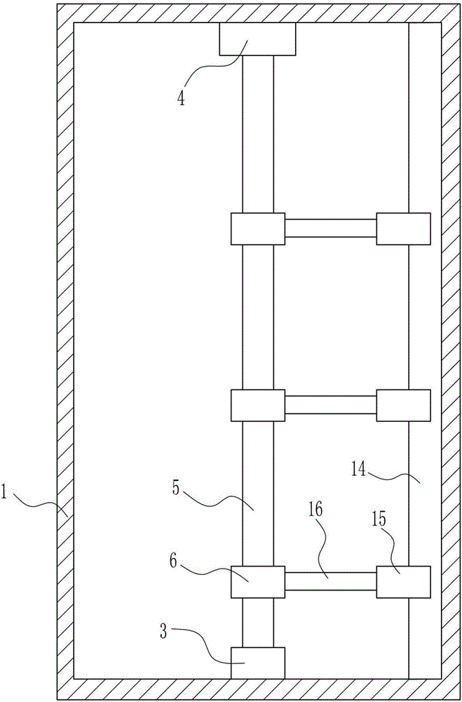 Stratified sampling device for detecting soil