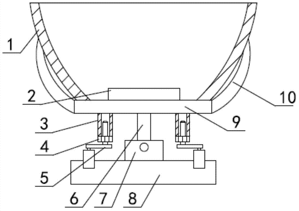 Automatic LED motorcycle lamp capable of adjusting irradiation angle