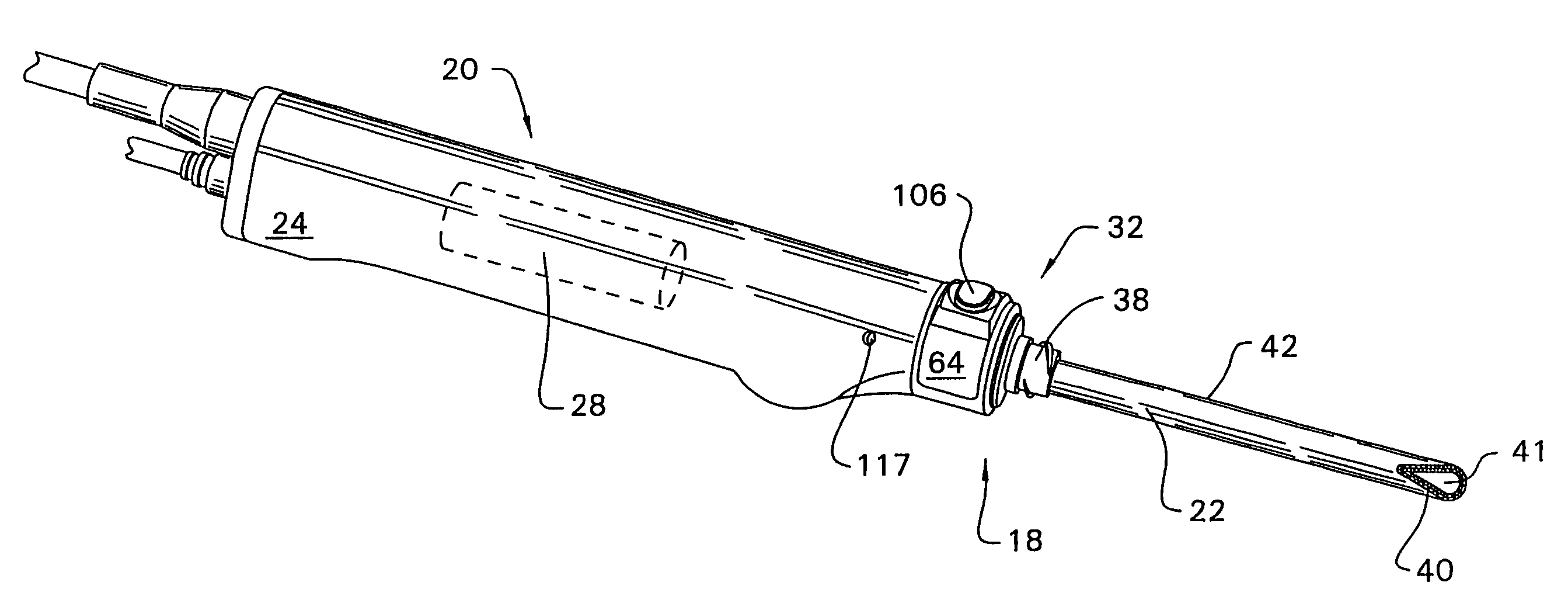 Surgical cutting accessory with encapsulated RFID chip