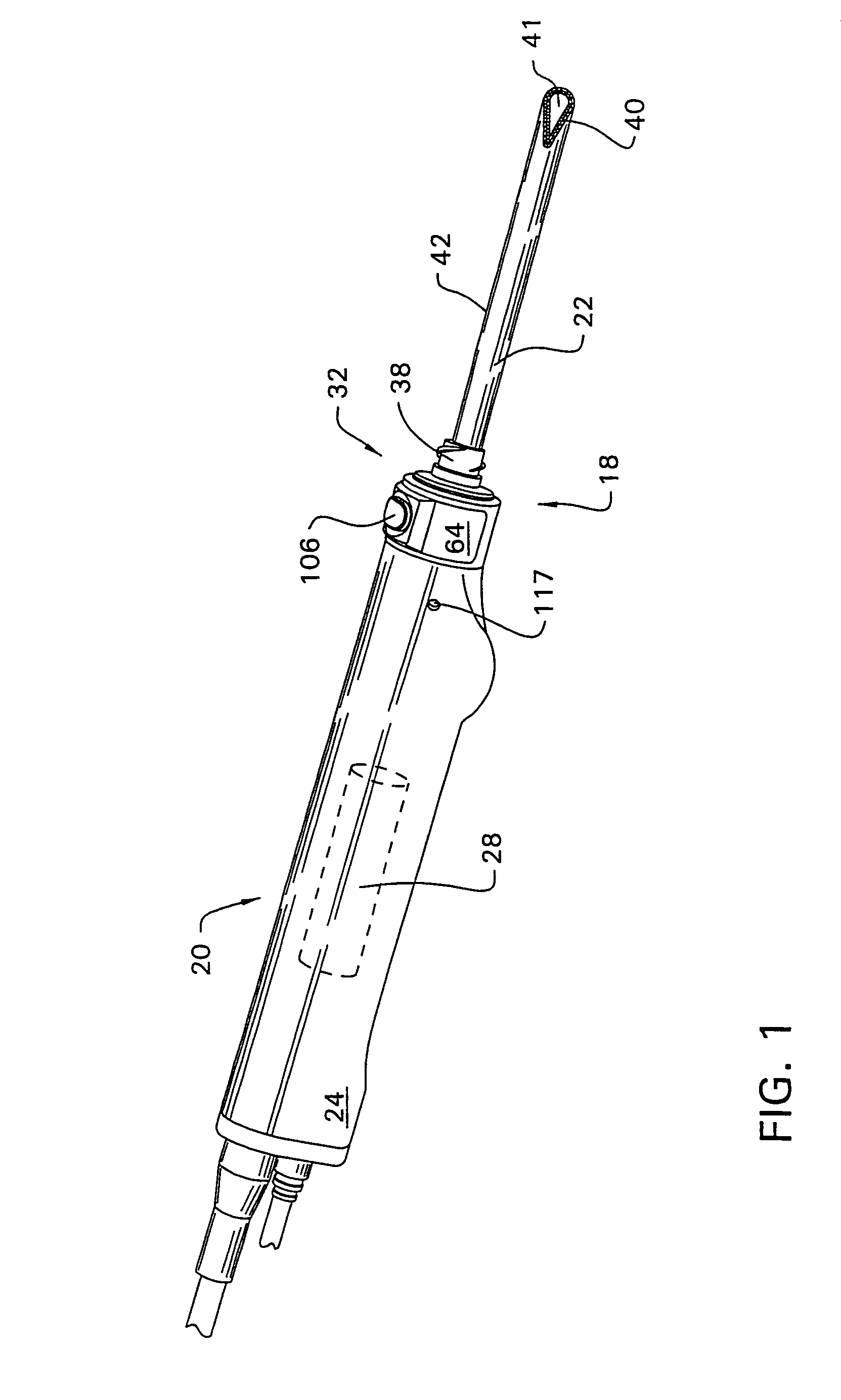 Surgical cutting accessory with encapsulated RFID chip