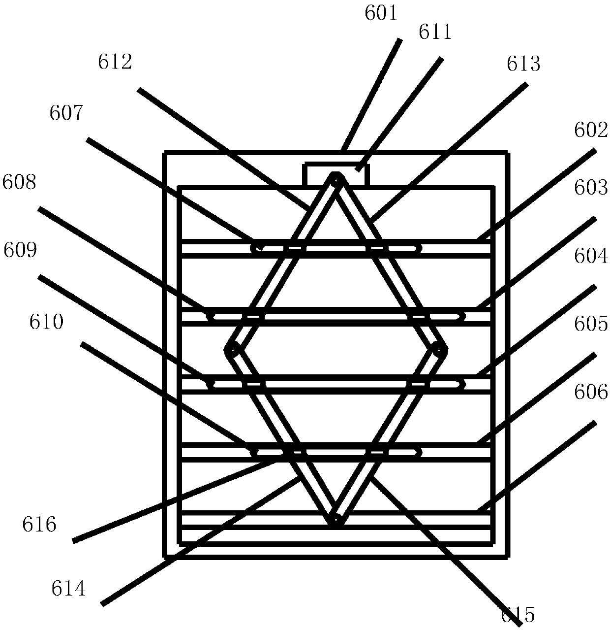 Electric cabinet with good radiation