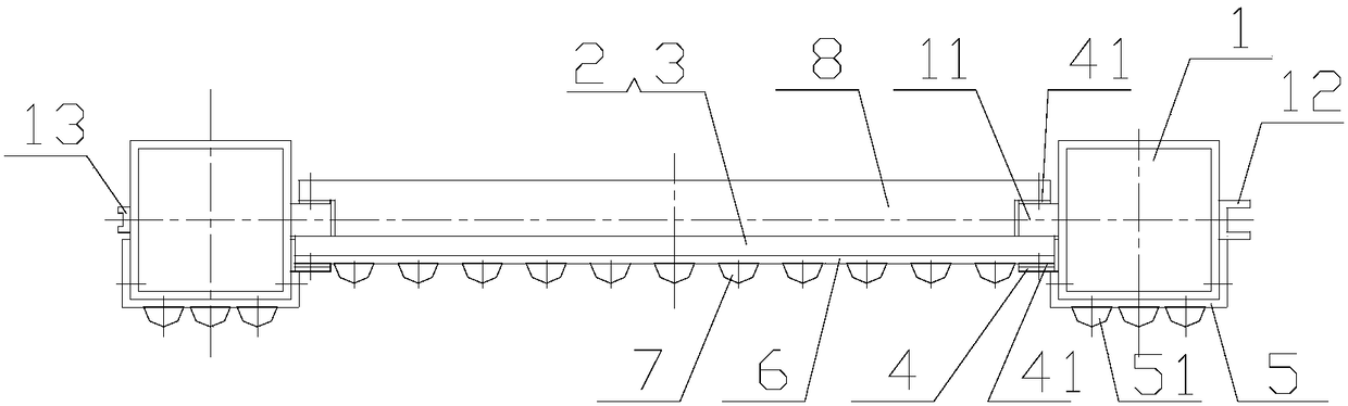 Quick-mounting type curtain cloth flood preventing and dam protecting device