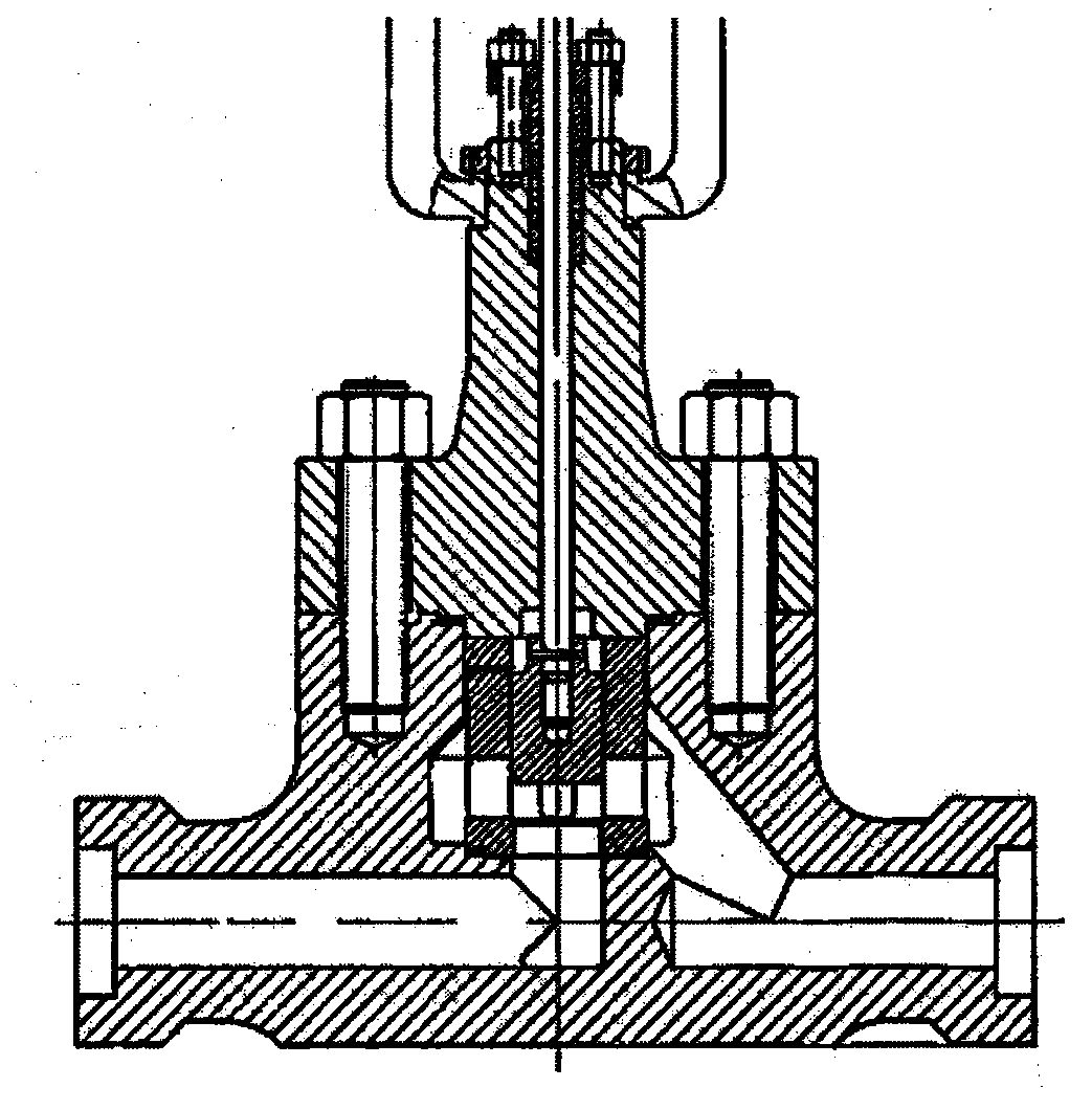 A split-type self-tightening sealing regulating valve bonnet with cooling fins