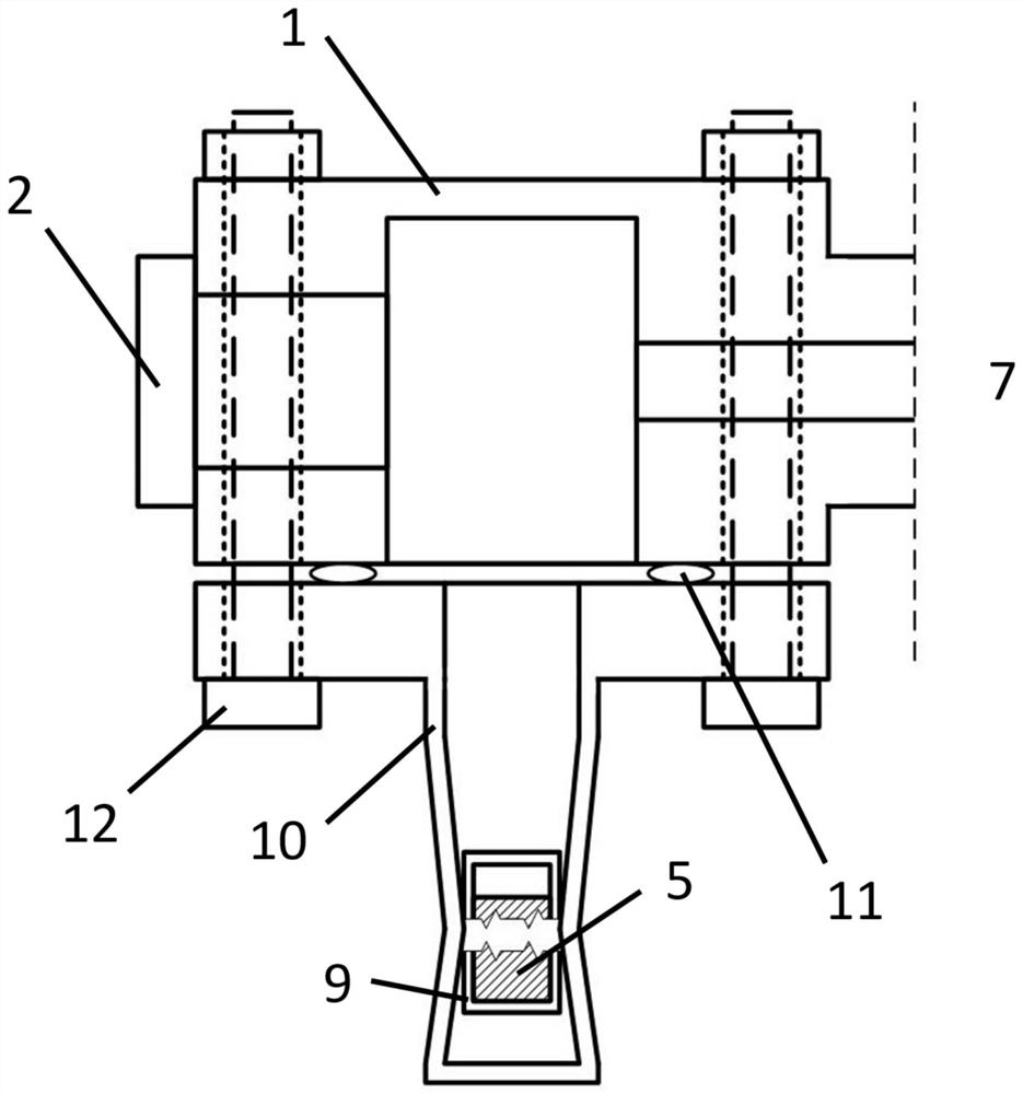 Alkali metal atom vacuum sample source based on all-glass material and implementation method