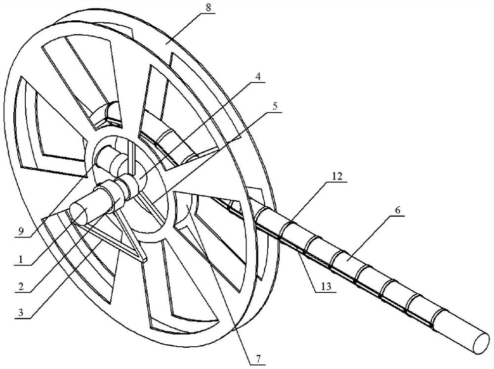 An aerial refueling device with lateral restraint hose