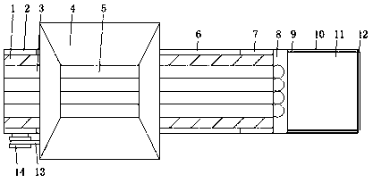 Robot used for injector cutting