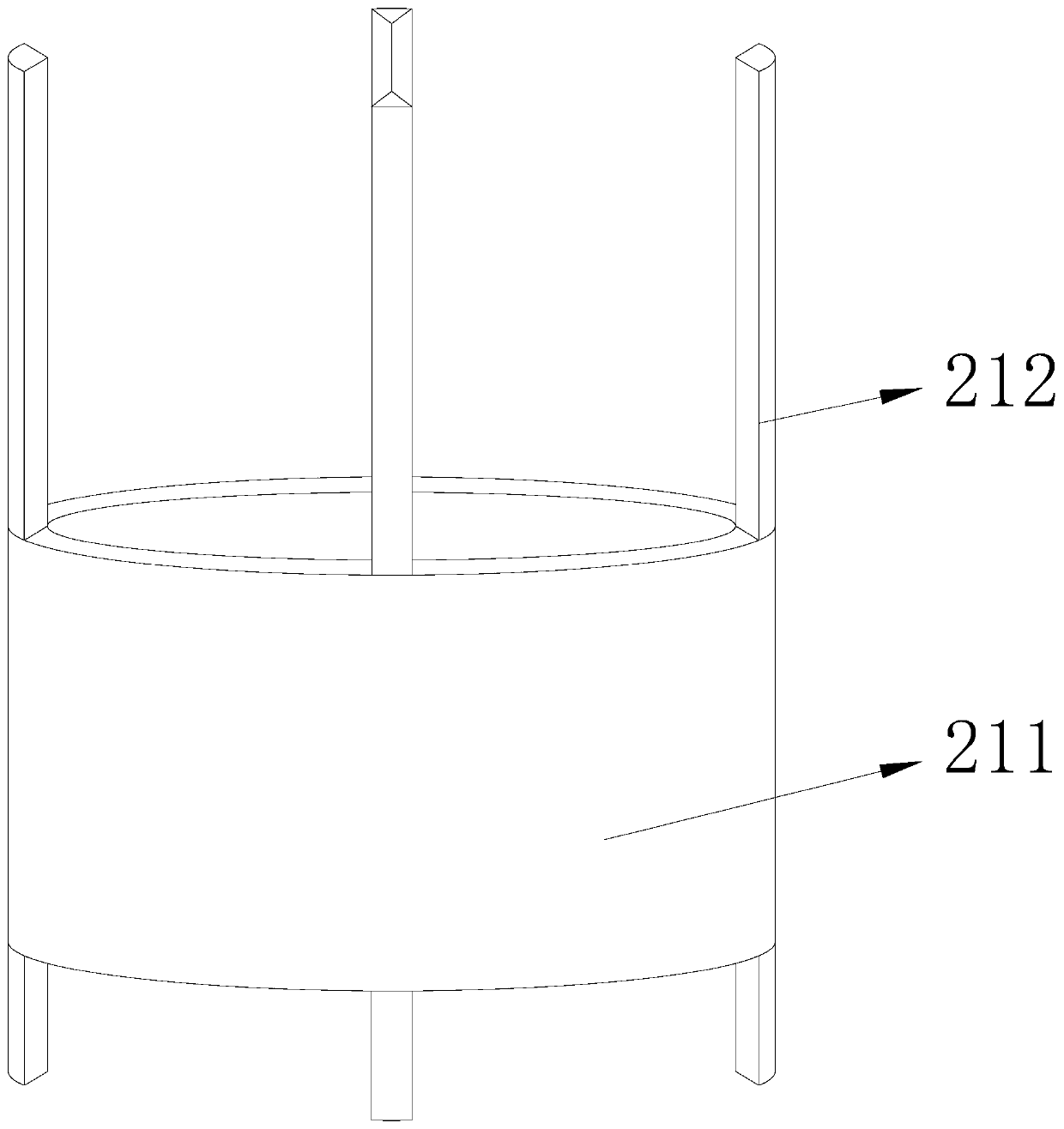 Vacuum arc-extinguishing chamber for reducing impact of vacuum circuit breaker