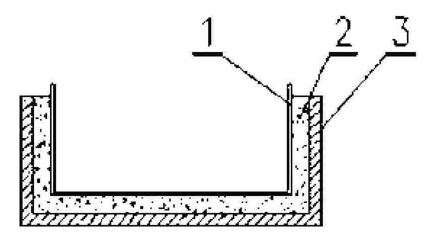 External thermal insulation structure of electrolytic cell