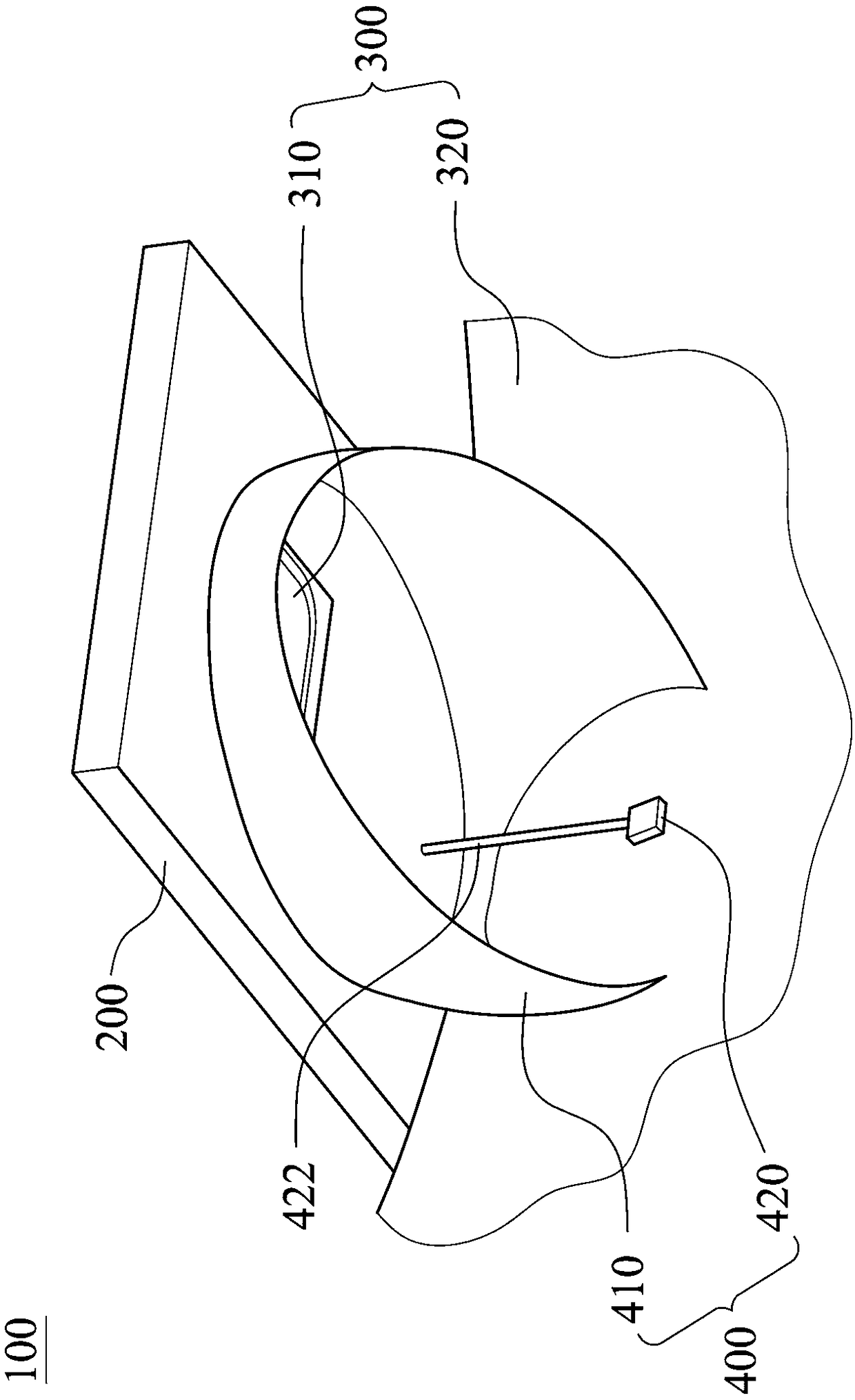 Intelligent laser vehicle lamp system and detection method thereof