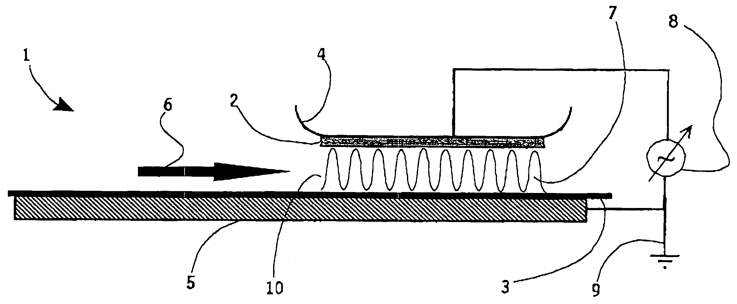 Method and arrangement for generating an atmospheric pressure glow discharge plasma (APG)