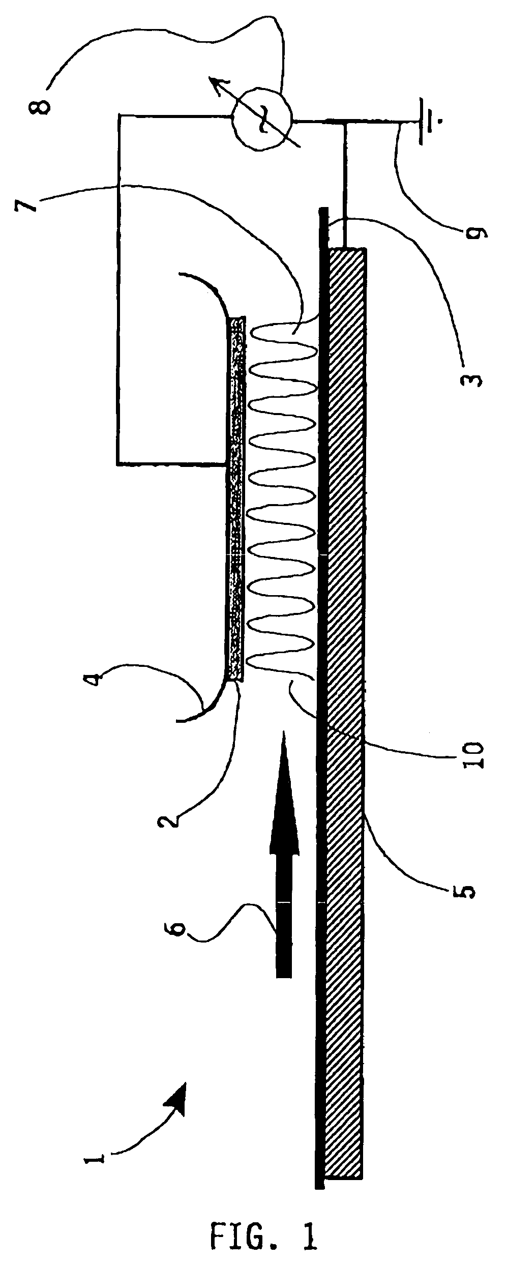 Method and arrangement for generating an atmospheric pressure glow discharge plasma (APG)