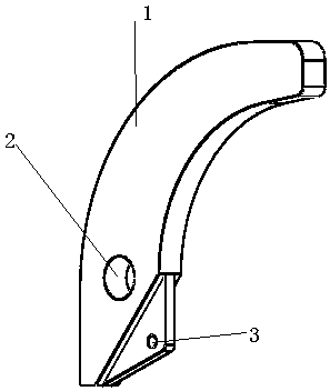 Front clamping block for filter plate mobile device of box-type filter press