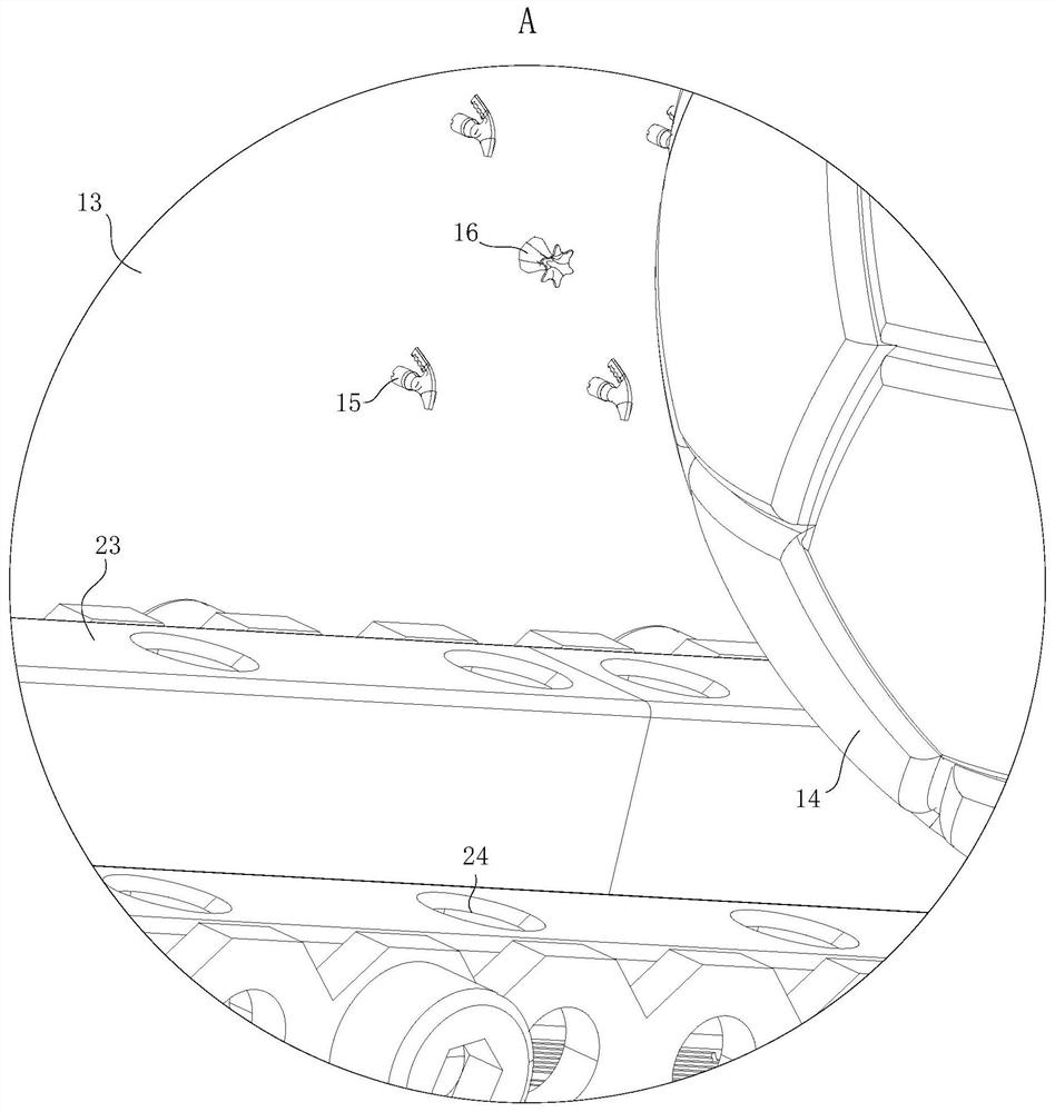 A football shooting training device for sports